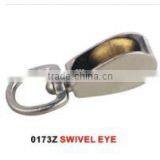 China manufacturer swivel alloy steel single/ Double pulleys