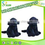 Pomotional Customized Stuffed White Plush LED Teddy Bear Toy With Dotted Bowtie for Valentine' Day thumbnail-2