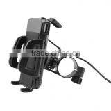 Waterproof Motorcycle Mobile Phone Charger With Phone Holder thumbnail-6