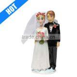 7-3/8-Inch Hand Painted Wedding Cake Topper Figurine thumbnail-1