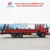 FAW 6X4 Heavy Flat Bed Tow Truck With Playload 15ton for Sale thumbnail-3