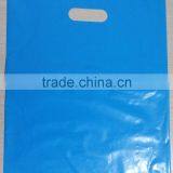 PE China Suppliers Your Own Logo Printing Plastic Die Cut Poly Handle Bag With Bottom Gusset thumbnail-1