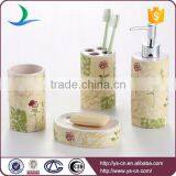 Luxury Ceramic Bathroom Accessory Toilet Brush Holder For Hotel thumbnail-1