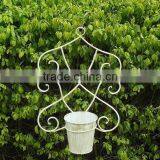 Light Weight Vintage Classical Home Decorative Antirust Metal Wall Planter Garden Pots thumbnail-1