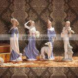 Classical Exquisite Elegance Porcelain Lady Figurine thumbnail-4