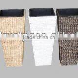 Outdoor Garden Natural Rattan Flower Pots thumbnail-3