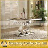 Metal Heart-Shaped Leg Marble Table Chair thumbnail-4