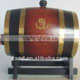 Small Wooden Barrel With Lid thumbnail-5