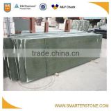 Olive green color sandstone thin stone slab on sale