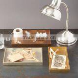 Silver Lacquer Serving Tray thumbnail-4