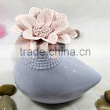 Natural Lavender Scented Plaster Flower Fragrance Diffuser With Ceramic Bottle thumbnail-4