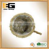 Yellow Rattan Cups and Flower Pots thumbnail-5