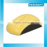 PEXCRAFT 150mm Abrasive 6" Hand Sanding Block yellow