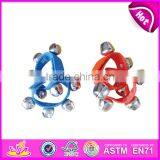 Hot Sale Toddlers Musical Instrument Wooden Small Hand Bell for Promotion W07I097 thumbnail-4