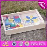 2017 New Design Toddlers Preschool Wooden Geometric Block Puzzle W14A161 thumbnail-6