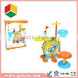 Plastic ABS Musical Instruments Kids Electronic Drum Set Toy With EN71 thumbnail-1