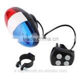 2016 New Cycling Bike Super Loud Bicycle 6 LED Electronic Horn Bell Siren 4 Sounds Electric Horn Sound Pressure Horn Sound thumbnail-2
