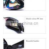 Colorful Coated Swimming Goggles For Adult Unisex Swimming Eyewear thumbnail-2