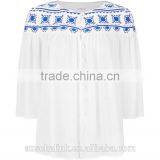 New Arrival High Quality Old Fashion Peasant Blouse Low Price thumbnail-2