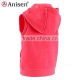 Manufacturer Clothing Cvc 65%cotton 35%polyester Hood Kids Vest thumbnail-4