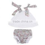 2017New Fashion Kids Girl Clothing Two Pieces Children Wholesale Floral Baby Clothes Set thumbnail-2