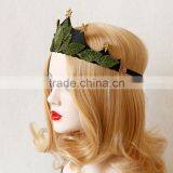 Girl Festival Accessory Hair Jewelry,leaf Crown Party Hair Band,bride Star Accessories Hair Jewelry Hoop thumbnail-2