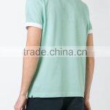 New Style Custom Man Design Constrast Collar Wholesale Two-tone Polo Shirts thumbnail-4