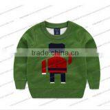 Garment Knitted Baby Wear Boys Sweater Boys Long-sleeved Cotton Crochet Sweater Pullover thumbnail-3