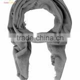 Knitted Lady Printed Cashmere Wool Scarf thumbnail-1
