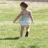 Summer Newborn Baby Girl Clothes Strapless Bubble Baby Clothes Romper thumbnail-2