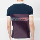 Regular Fit Lifeline Striped no Button Polo Shirt Printing thumbnail-2