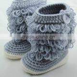 China Cheap Price Hand Knitted Baby Booties thumbnail-3