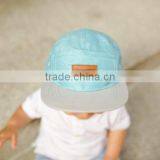 Custom Kids Design Baby Blue Cartoon 5 Panel Cap for Children thumbnail-2