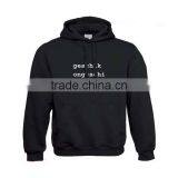 Plain Black Hoodie With Pullover/cheap Plain Hoodies/ear Hoodies for Men Plain thumbnail-2