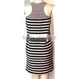 Seamless Stripe Knitted Fashion One Piece Dress Pattern thumbnail-4
