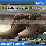 Heavy-Duty Round Safe Reflective Cord Shoelaces Bootstrings for Climbing Mountain Hiking Running - Customized Length & Color thumbnail-6