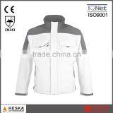 Mens Contrast Color New Cargo Heavy Duty Softshell Work Coat thumbnail-6