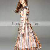 Ladies Summer New Design Debutante Layers Beach Long Dress Wear thumbnail-1
