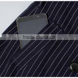 2016 Latest Designs Lady Formal Stripe Winter Women Long Coat thumbnail-6