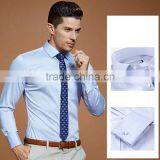 2017 Gentlemen Style French Cuff Open-neck Men Dress Shirt thumbnail-5