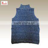 Basic Sleeveless Shirt Sweater 43%Acrylic 33%Viscose 24%Cotton Lady Dress Top Sweater thumbnail-2