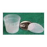 450ml Transparent PP Products Plastic Can Food Container with PE plastic cap