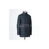 100% Nylon Mens Warmest Down Jacket Black With Digital Print thumbnail-1