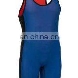 Men's OEM Custom Sportswear Cheap Sublimated Wrestling Singlets thumbnail-4