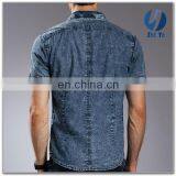 in Stock Items Latest Fashion Cotton Denim Shirt thumbnail-2