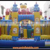 Attractive Inflatable Fun City, Big Inflatable Bouncy Games, Inflatable Combo Slid Fun Land City thumbnail-4