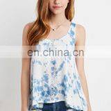 Girls Rayon Tie & Dye Tank Tops For Summer's Wear / Sexy Women's Wear Tie & Dye Dresses Online thumbnail-1