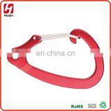Red Wiregate D Shape Carabiner, Key Chain ,Snap Hook IN STOCK thumbnail-1