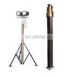 Pneumatic Folding Telescopic Mast for Military RF Communications , Lifting Antenna Pole thumbnail-2
