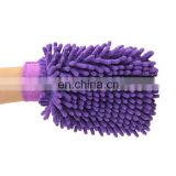 Top selling good quality personalized multi-function microfiber chenille mitt cleaning glove